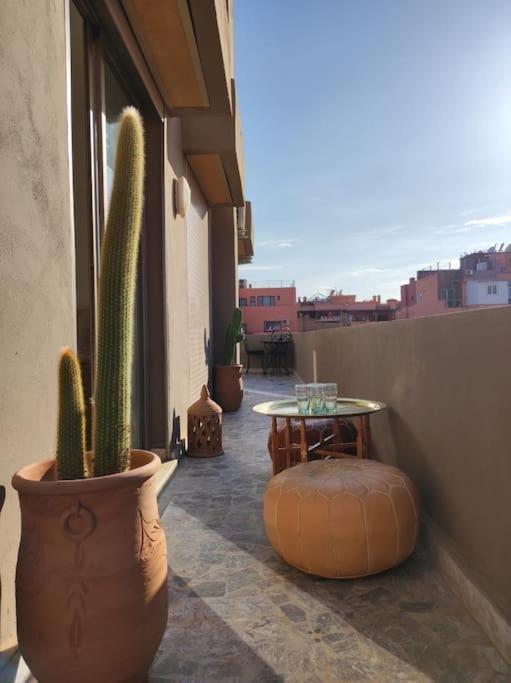 Ferienwohnung Plein Centre Marrakech, Grand Balcon Filant Marrakesch Exterior foto