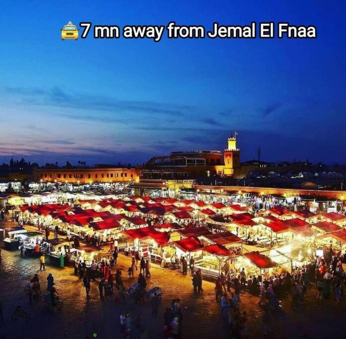 Ferienwohnung Plein Centre Marrakech, Grand Balcon Filant Marrakesch Exterior foto