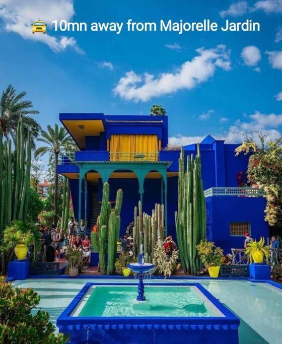 Ferienwohnung Plein Centre Marrakech, Grand Balcon Filant Marrakesch Exterior foto
